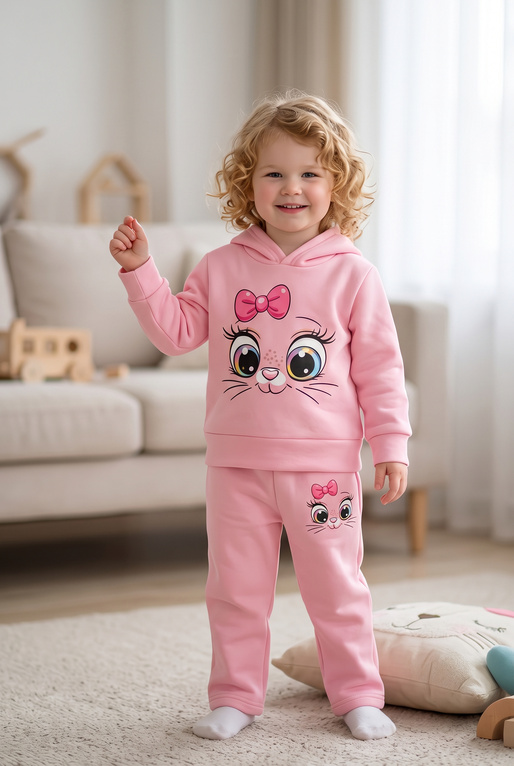 pink kids hoodie and jogger set pink kids hoodie and jogger set